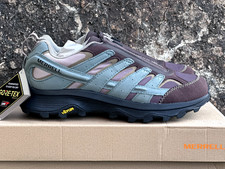 Merrell Moab Speed Zip 1TRL Hiking Shoes Blue GORE-TEX Vibram New 200