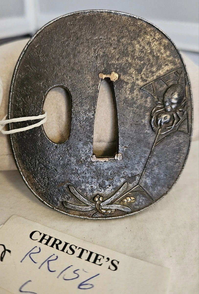 Iron 主1850-1899 年日本刀镡| eBay