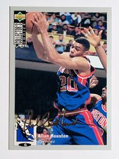 1994-95 Collector's Choice Silver Signature #162 Allan Houston