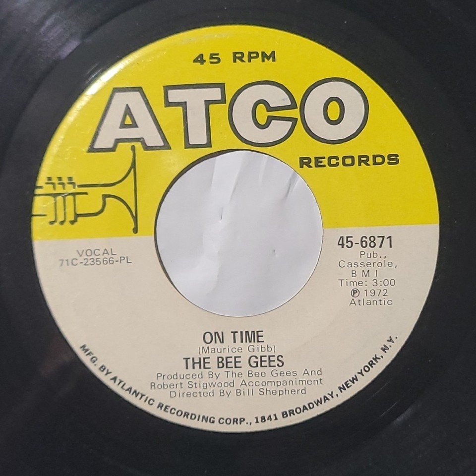 The Bee Gees ~ My World/ On Time ~ ATCO 45 RPM Record | eBay UK