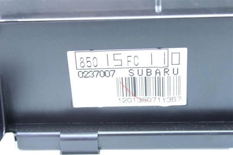 CLUSTER VELOCÍMETRO Subaru Forester 2001 01 1124114 Foto 4 de 4