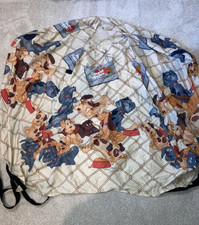 Pound Puppies Play Inn Tent Tonka 1985 Wenzel 72 x 36 No Poles, AS IS Vintage
