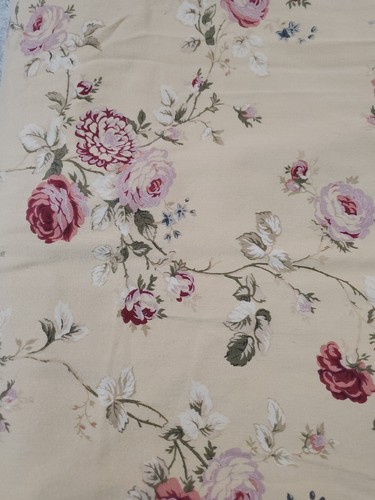Waverly Home Flannel Queen? Cottage Core 65" X 98" Floral Cotton Flat Sheet - Picture 7 of 10