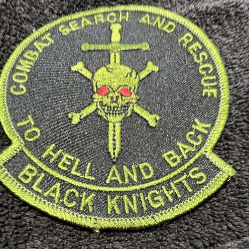 Patch ricerca e soccorso combattimento cavalieri neri della Marina degli Stati Uniti. Lotto 190