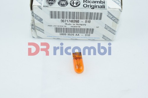 LAMPADINA FRECCIA DIREZIONALE WY5W 12V 5W FIAT ALFA ROMEO ABARTH AUDI 71748260 - Imagen 2 de 3