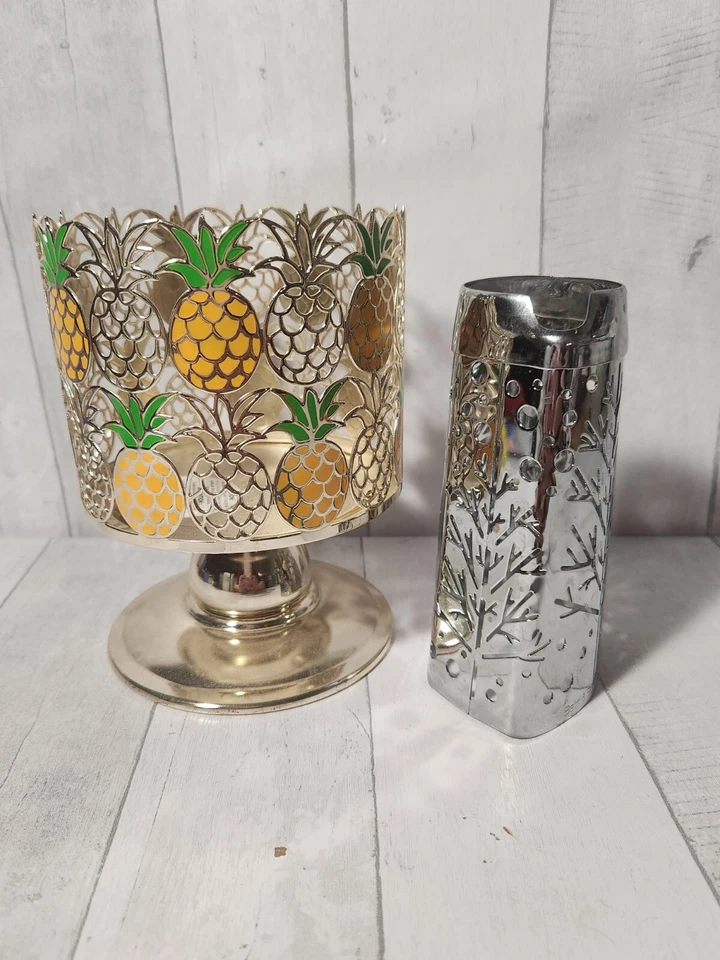 Bath & Body Works ананас пьедестал 3 фитиля подсвечник плюс мыло держатель - Изображение 2 из 4
