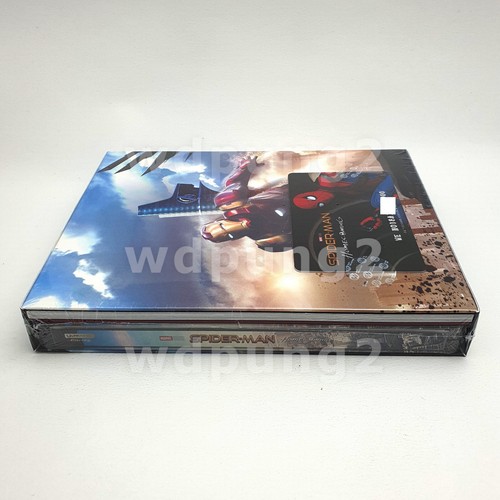 Spider-Man Homecoming 4K UHD + BLU-RAY 2D & 3D WeET Steelbook Full Slip Type A1 - Imagen 4 de 6