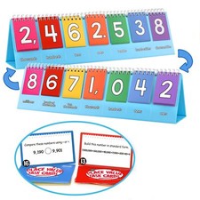 Student Place Value Flip Chart Whole Numbers Decimals Math Classroom Tool