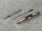 Militaria: 50 Cal Twist Pen With Kuwait Campaign Ribbon imbedded in Lucite — photo 6