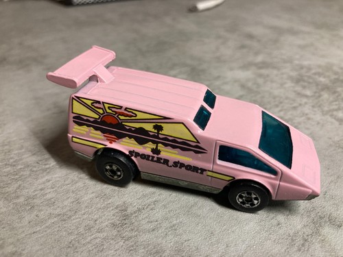 Custom Vintage Hot Wheels Blackwalls PINK Spoiler Sport mexican clone