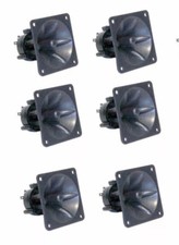 TWEETER (Tw-1005) 3" x 3" 94dB Livello Sonoro PIEZO Sei -Tweeter Corno, DJ-o HOME 