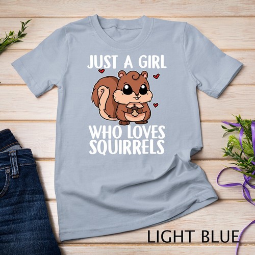 Just A Girl Who Loves Ardilla Adorable Disfraz de Ardilla Camiseta Unisex - Imagen 6 de 15