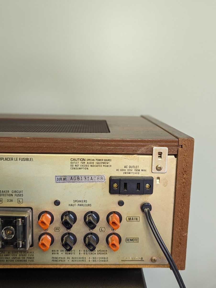 Vintage Technics by Panasonic SA-300 FM/AM Stereo Receiver For