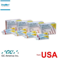 GC Coe-Flex Fast Set Regular Body  Standard Pkg SET / Kit  Lead-Free Rubb 421355