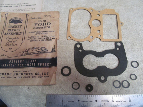 VINTAGE NOS CARBURETOR PARTS FOR A FORD CARBUTETOR, 1959-1952 & CHANDLER-GROVE. - Picture 11 of 11