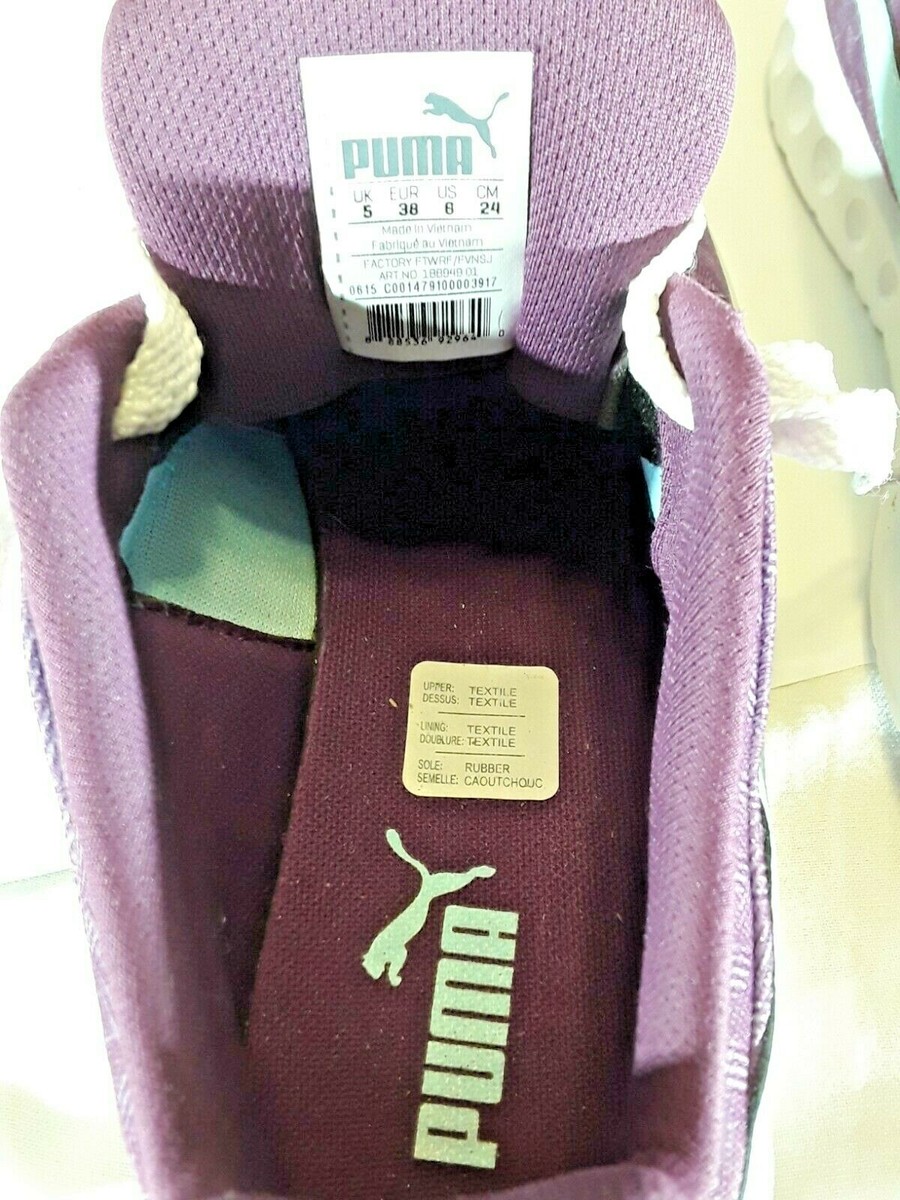 に PUMA Women's Purple and Light Blue Sneakers Size: US 6 Shoes | eBay