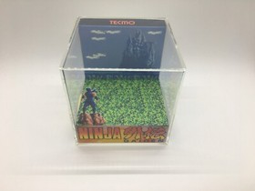 Ninja Gaiden NES Nintendo Custscene Shadow Box Diorama Cube