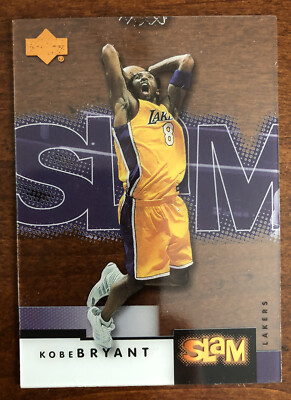 KOBE BRYANT 2000-01 Upper Deck SLAM Clear Acetate #27 LA Lakers HOF Black Mamba