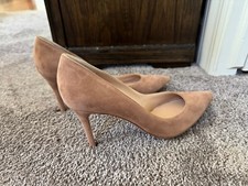 Gianvito Rossi 85mm 3.5 inch  Praline Suede Pumps Size 39 - NEVER WORN