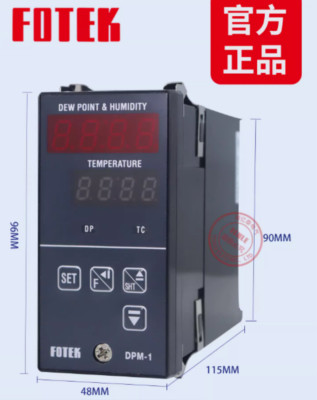 Fotek DPM-1 DPM1 Dew Point-Humidity Meter 90-250VAC Brand