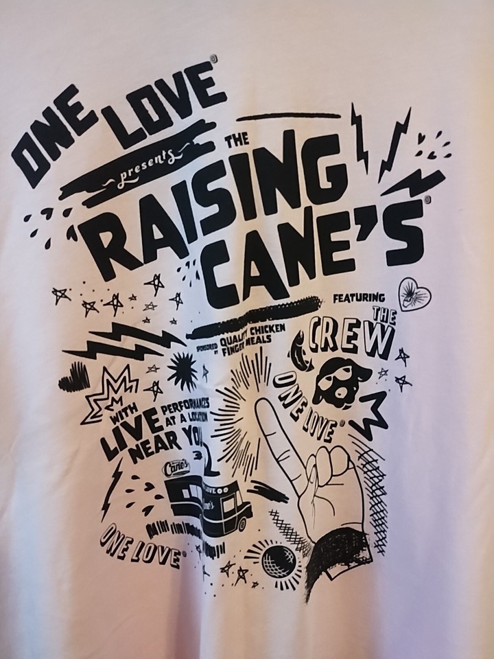 Raising Cane's Crew Tshirt Pink Large eBay