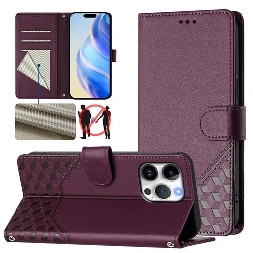 RFID Leather Wallet Case Cover For iPhone 16e 16 15 14 13 12 11 Pro Max XS Plus - Picture 28 of 91