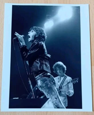 MICK JAGGER (THE ROLLING STONES) RARE ORIGINAL PRESS PHOTO 10'' x 8'' 