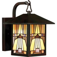 Elstead Inglenook Outdoor AußEn-Wandleuchte E27 29Cm Valiant Bronze IP44