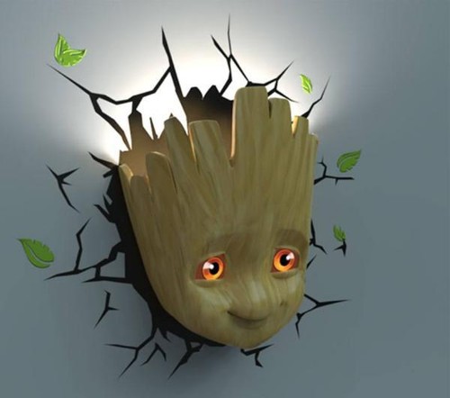 Marvel 3D LED Leuchte Baby Groot Face 3D - Bild 3 von 3