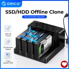 ORICO 5 Bay External Hard drive Docking Station with Duplicator for 2.5/3.5" HDD