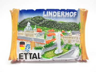 Schloss Linderhof Ettal Poly Magnet Bayern Germany Souvenir Neu