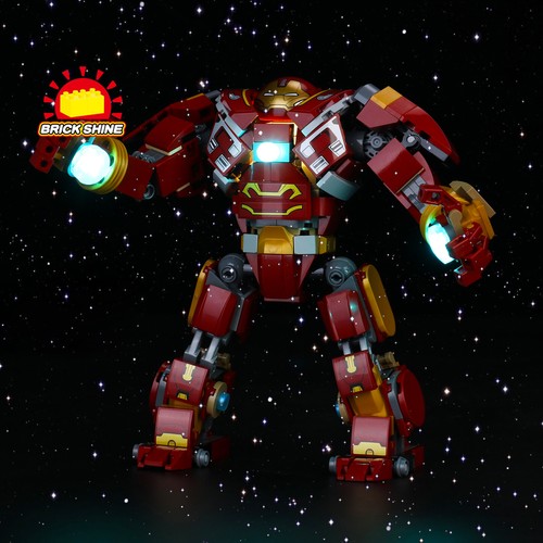 Brick Shine - zestaw świetlny GC do Lego The Hulkbuster: The Battle of Wakanda 76247 - Zdjęcie 7 z 14