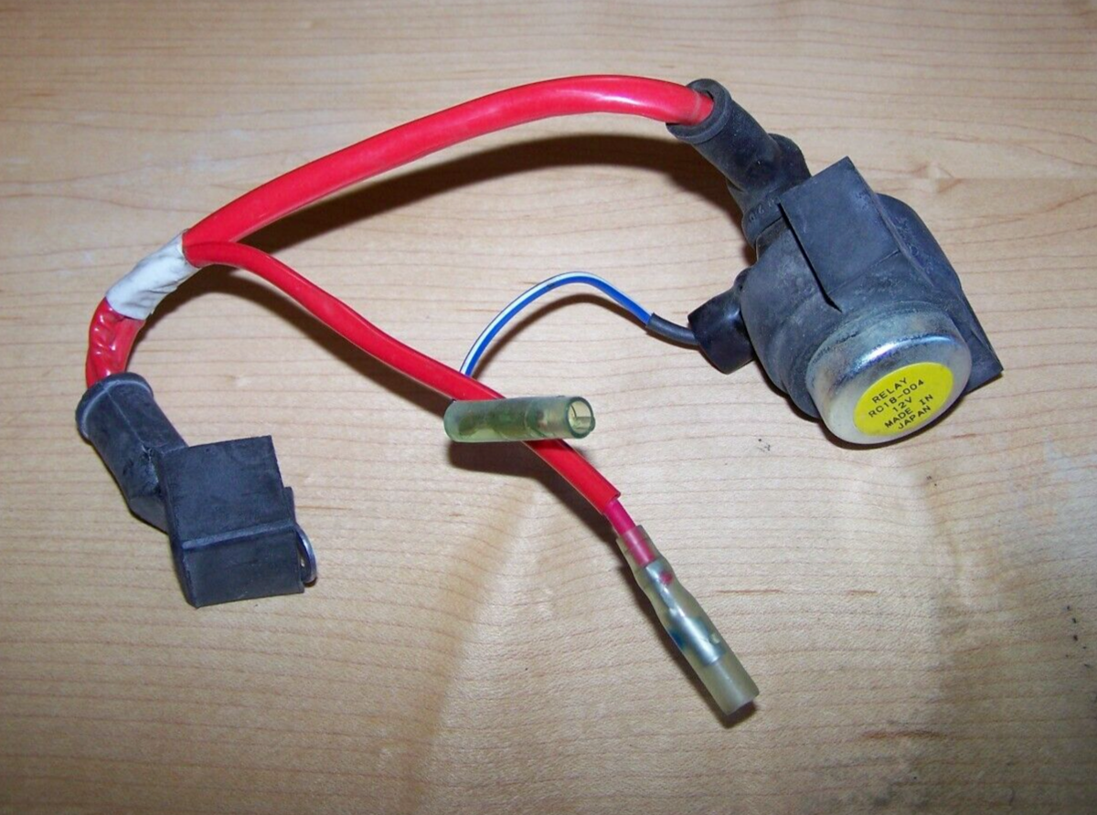 NOS OEM Yamaha Starter Relay w/ Positive Cable V Star 250 XV250