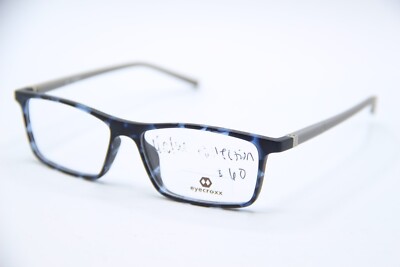NEW EYECROXX EC 46IT MATTE BLUE TORT AUTHENTIC DESIGNER EYEGLASSES 48-12