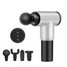 Massage Gun Deep Tissue Massager Vibrating Percussion With 4 Attachments  NEW