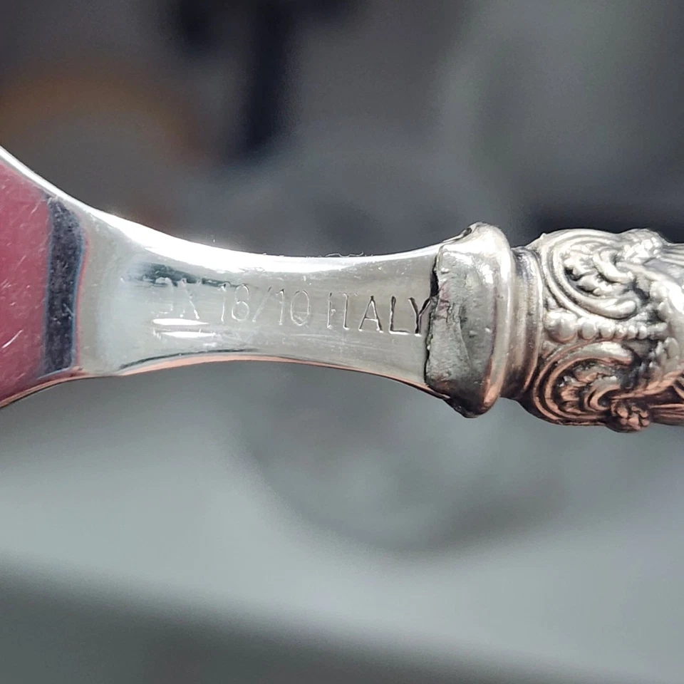 Vintage Napoleon Italy Pie Pastry Cake Server Knife Inox Silver Stainless Tool - Image 2 of 4