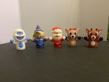 Rashti Rashti Rudolph The Red Nosed Reindeer Finger Puppets Christmas Set of 5