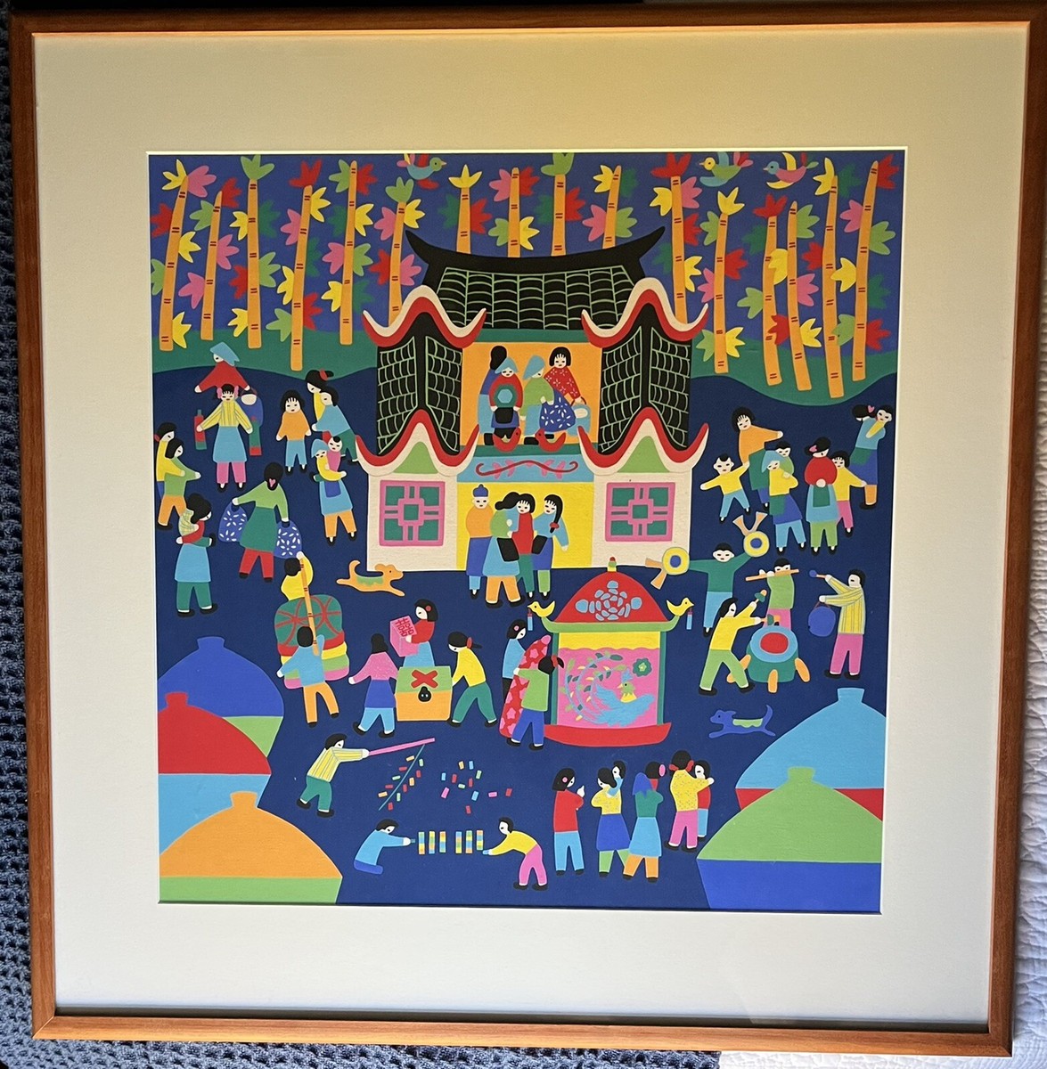 Jinshan Folk Painting - Traditional Chinese peasant life Custom