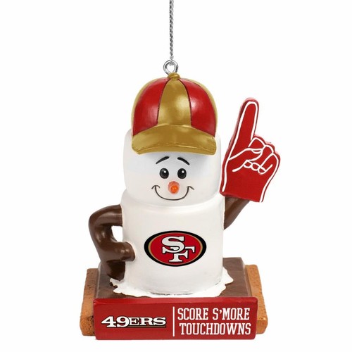 NFL Football Team Logo Smores Holiday Christmas Tree Ornament - Pick Team - Picture 18 of 20