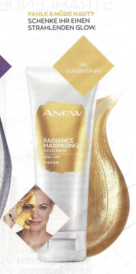 Avon Anew Luxus Abziehmaske mit Goldpartikeln, 75ml