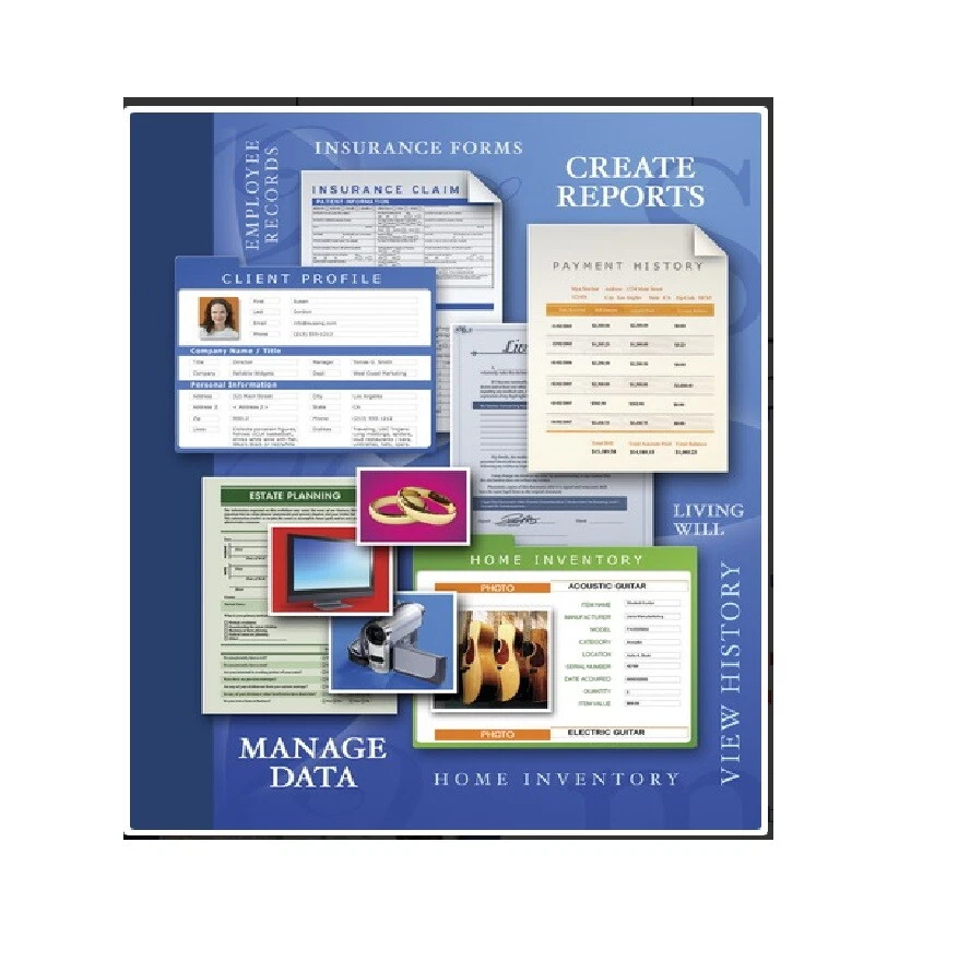 Avanquest My Database Home & Business Software Windows, XP, VIsta, 7, 8 or 10 - Image 2 of 3