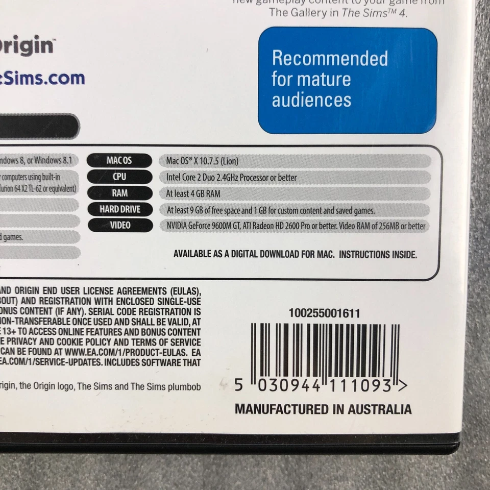 The Sims 4 PC DVD ROM Game Computer Video Game Simulation Family Fun Role Play - Image 3 of 4
