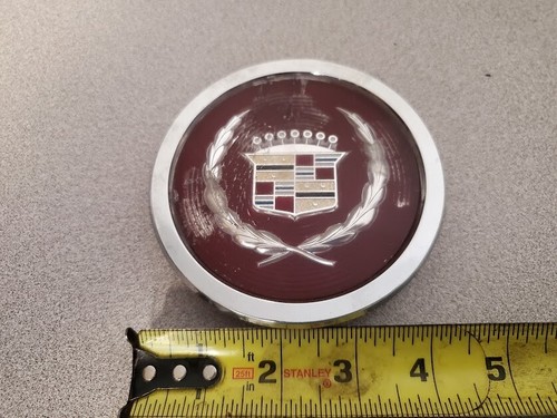 FWD CADILLAC WIRE SPOKE HUBCAP  MEDALLION CENTER 14" 1985-1987 2050a MEDALLION - Picture 5 of 6