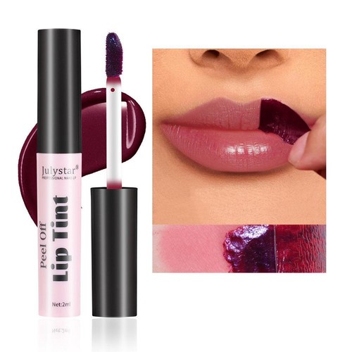 6 Colors Lip Stain Peel off Lip Tint Stain Tattoo Colors Waterproof Long-Lasting - Picture 10 of 21