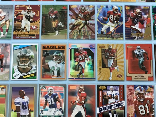 1996+ TERRELL OWENS Rookie-SP-Base Lot x 37 Topps Finest RC Donruss HOF Batch - Picture 10 of 10