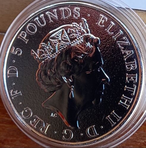 Great Britain. 2016. 5 pounds. Royal Bests. Lion of England. BU . 2 oz silver - Picture 6 of 6