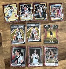2024 PANINI CAITLIN CLARK COLLECTION RED TARGET PARALLELS - 10 DIFFERENT CARDS!
