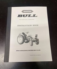 630 2-Cyl 25HP Diesel Tractor Operator Maint Manual Fits Satoh S-630 S-630D 1978
