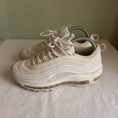Nike Air Max 97 White Metallic Silver Trainers Sneakers Shoes Womens UK Size 5.5 - Picture 9 of 15