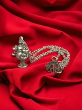 Incensiere turibolo 3,5 cm accessori santi butiferio metallo bagno argento